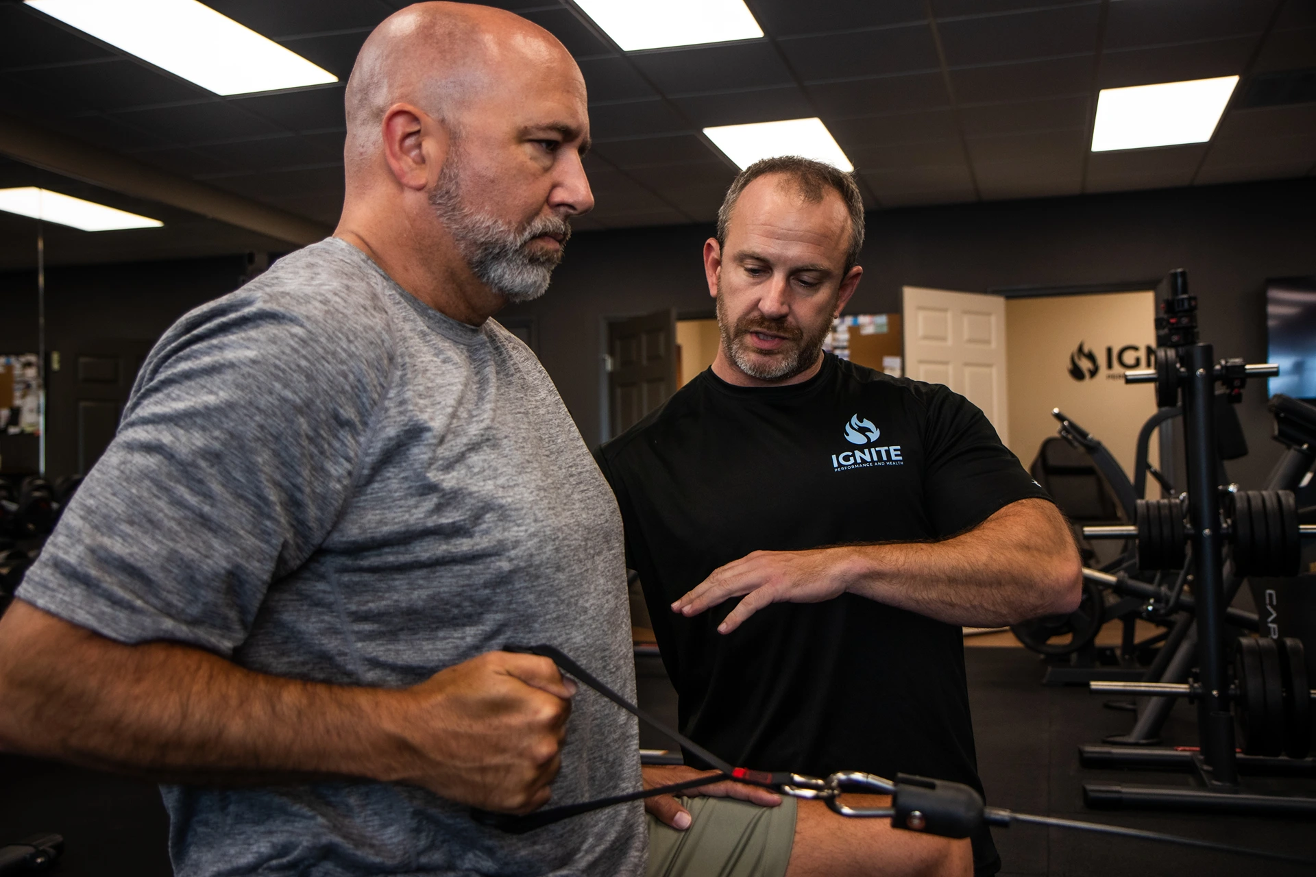 Coached training session at Ignite
