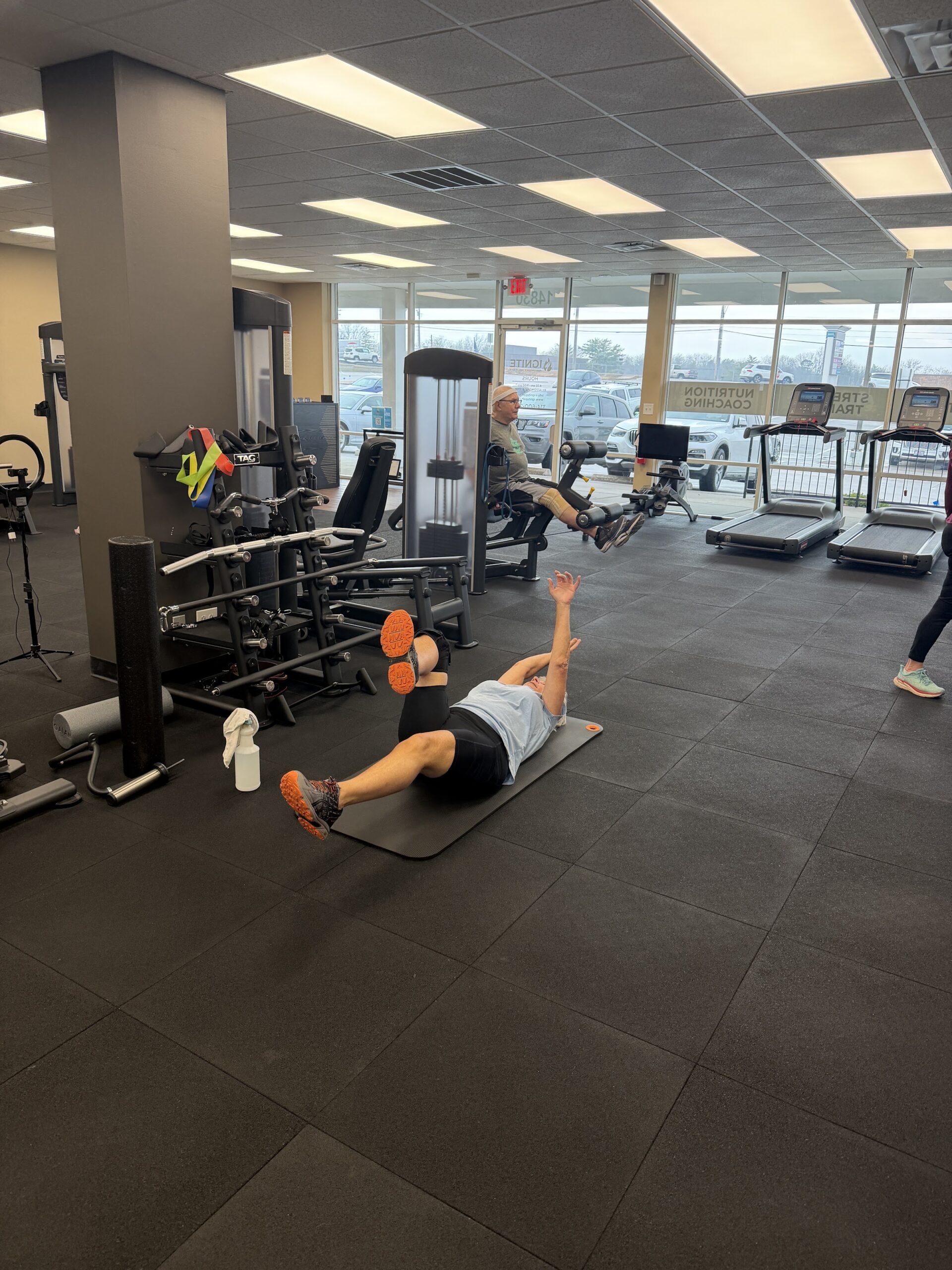 Open training floor at Ignite